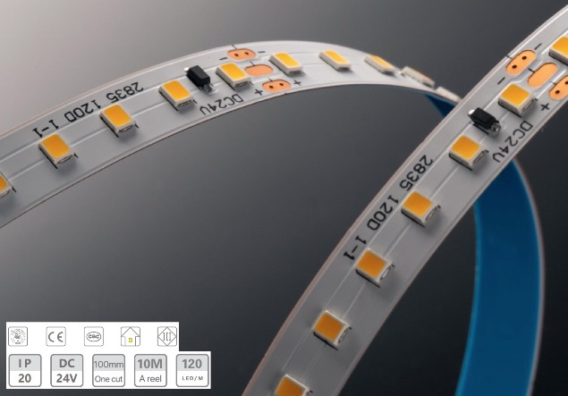 24V-8mm-10m Fără picătură de presiune Bentă ușoară