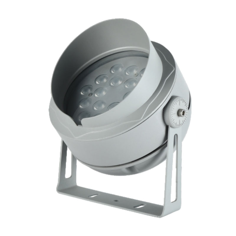 Spot LED pentru exterior din aluminiu gri